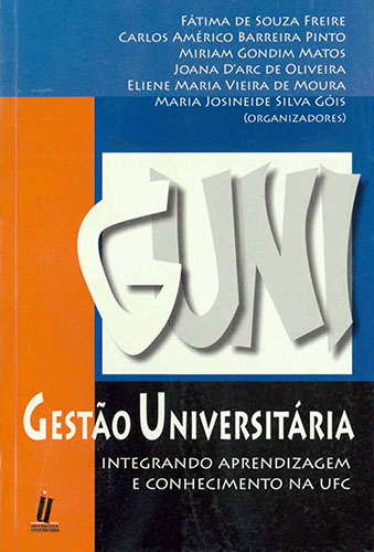 Capa do livro Gestão universitária: integrando aprendizagem e conhecimento na UFC