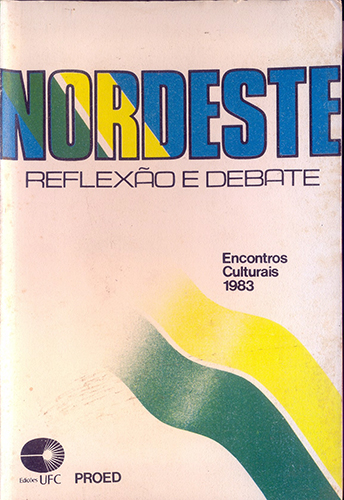 Capa do livro Nordeste: reflexão e debate (Encontros Culturais 1983)