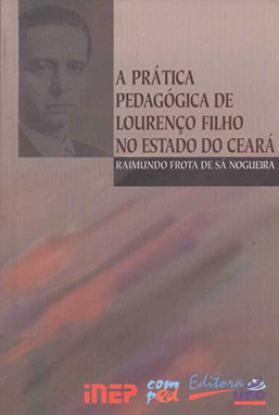 Capa do livro A prática pedagógica de Lourenço Filho no Estado do Ceará