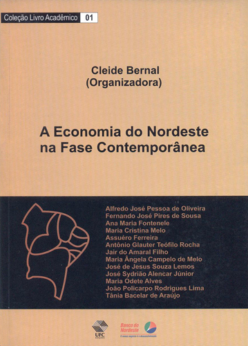 Capa do livro A economia do Nordeste na fase contemporânea