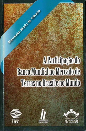 Capa do livro A participação do Banco Mundial no mercado de terras no Brasil e no Mundo
