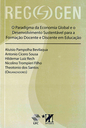 Capa do livro O paradigma da economia global e o desenvolvimento sustentável para a formação docente e discente em educação