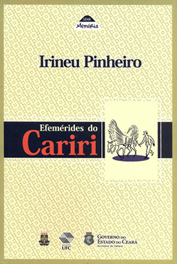 Capa do livro Efemérides do Cariri