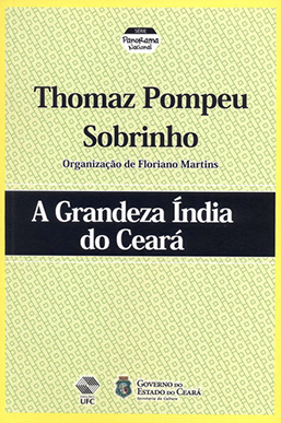 Capa do livro A grandeza índia do Ceará