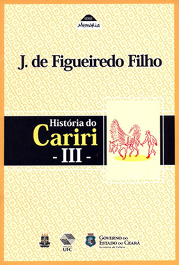 Capa do livro História do Cariri (volume III)