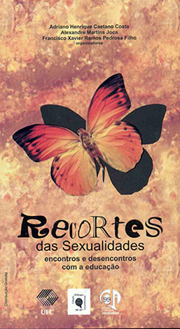 Capa do livro Recortes das sexualidades: encontros e desencontros com a educação